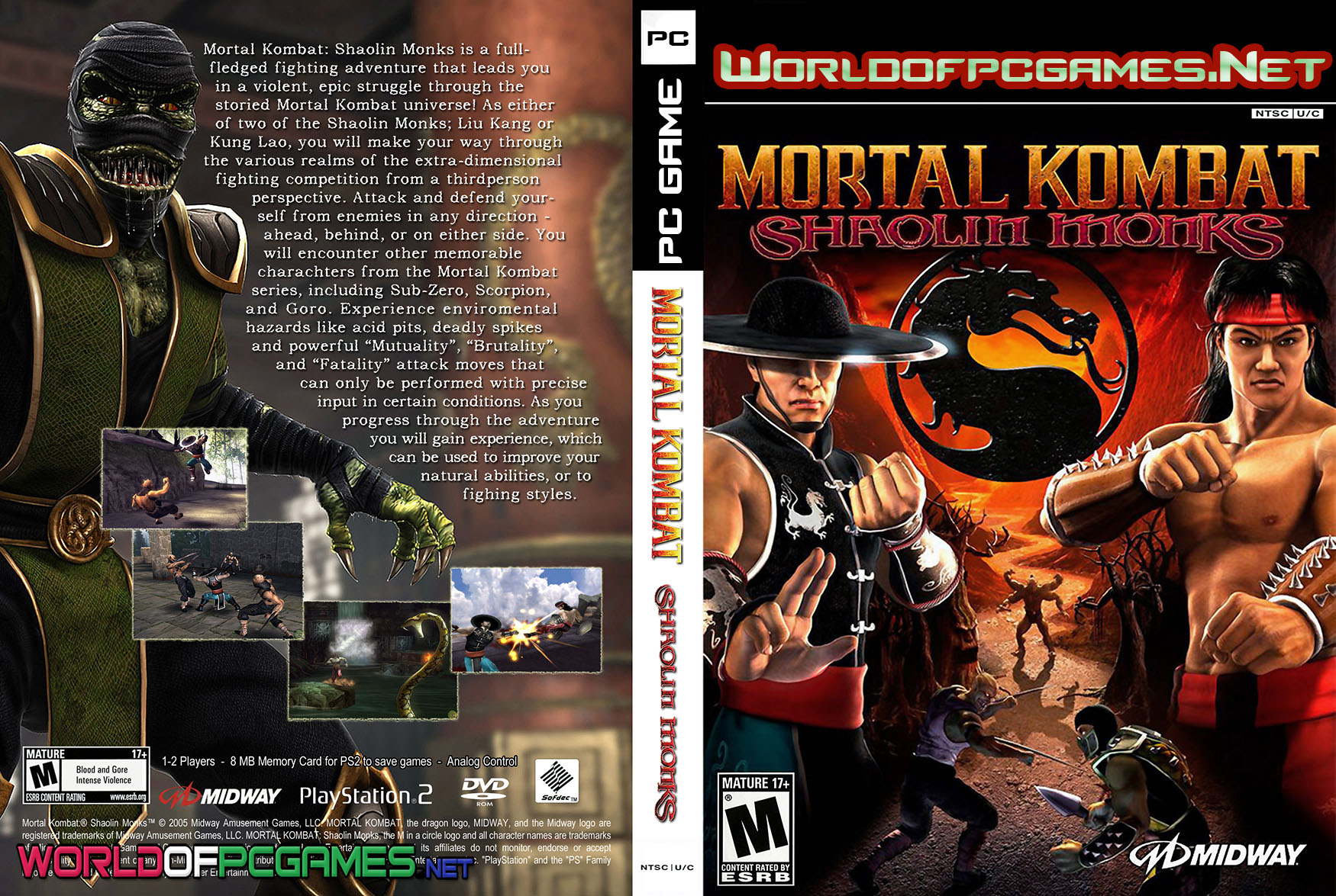 Mortal kombat shaolin monks rom